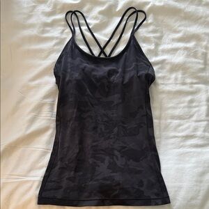Lululemon Black Camo Tank